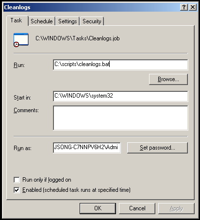 ステップ2:Windowsのスケジュールされたタスクをまとめる
