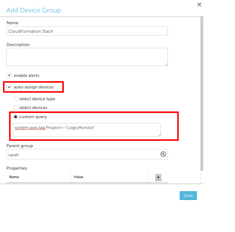 Create a dynamic group based on AWS tags