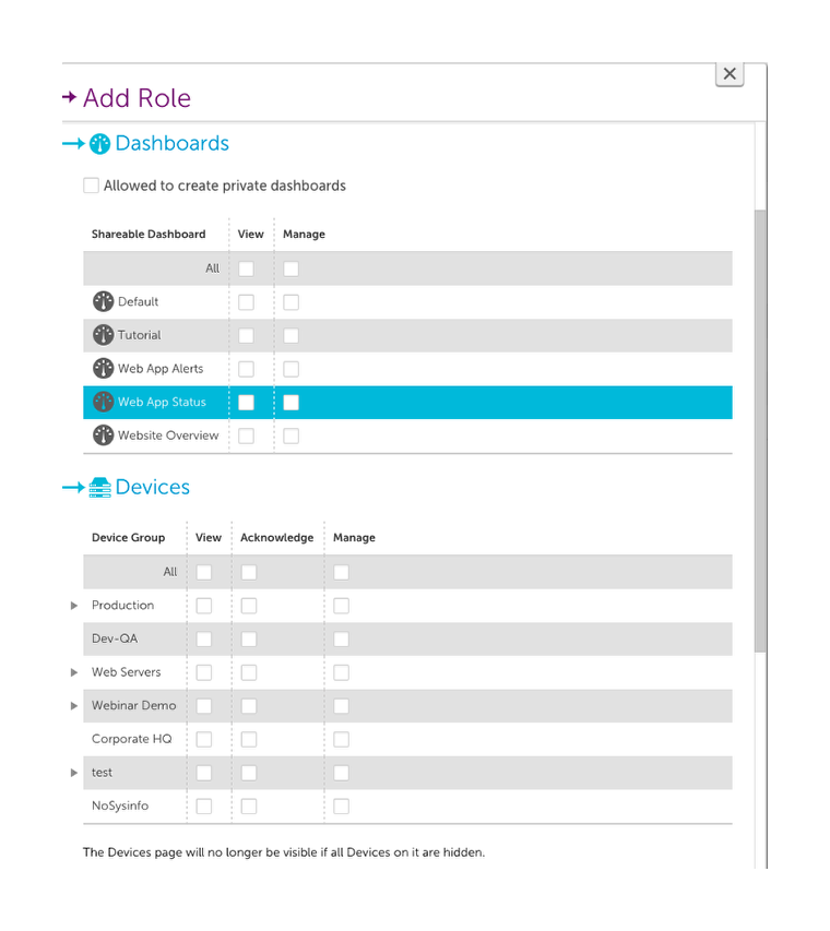 Adding roles