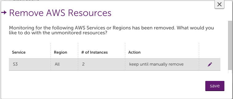 Deleting AWS devices