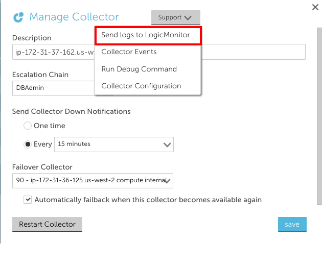 Sending logs to LogicMonitor