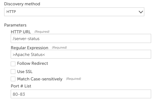 Example - Find all Apache instances