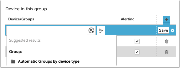 Adding a subgroup or device