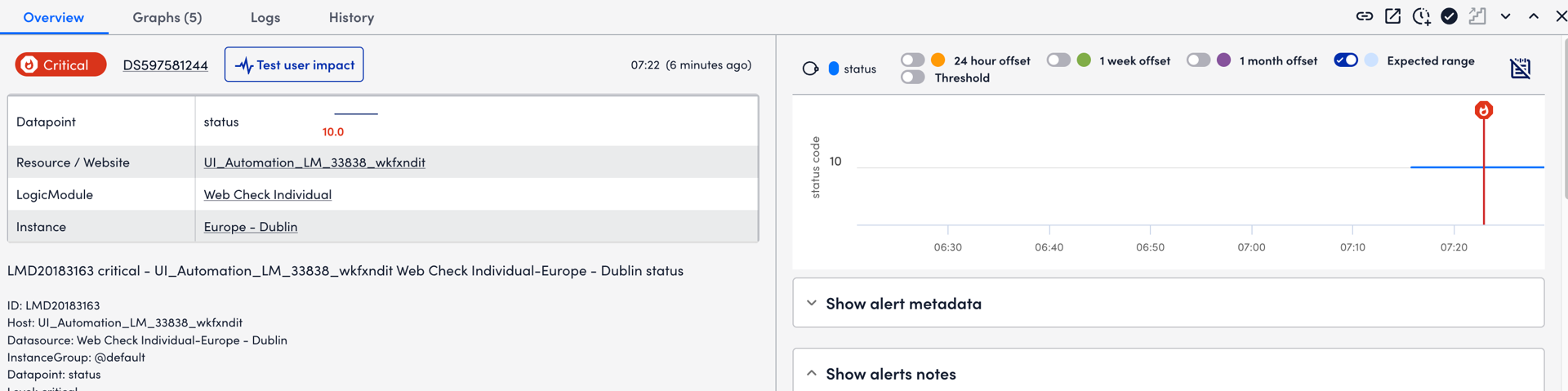Managing Alerts from the Alerts Page - LogicMonitor