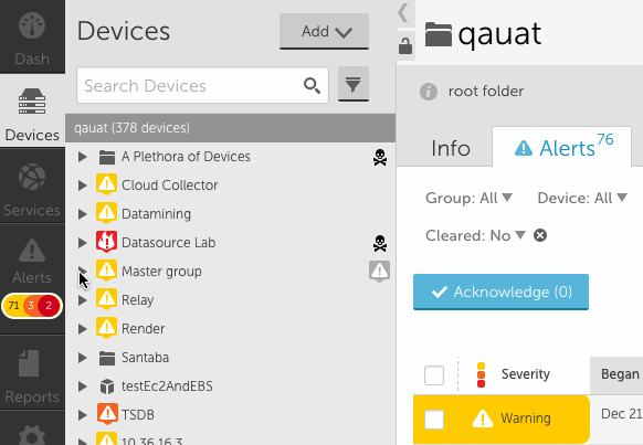 device tree - arrows