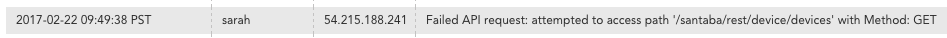 API GET fail