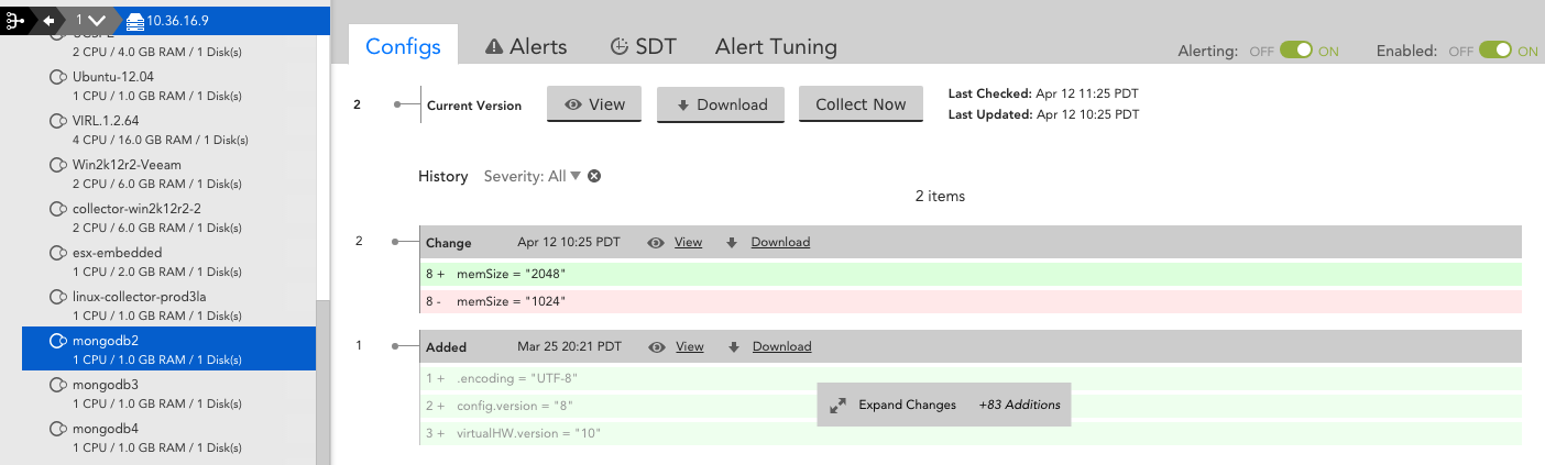ESX and ESXi hardware monitoring Graph