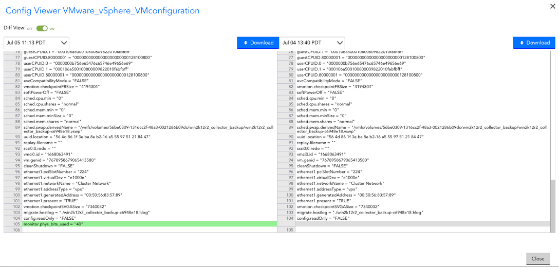 VMware monitoring
