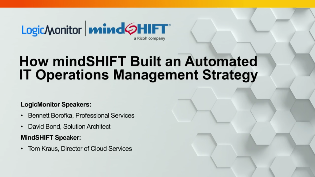 LogicMonitor MindShift Webinar Header