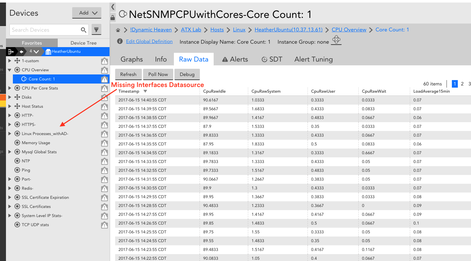 Troubleshooting Active Discovery with functioning SNMP LogicMonitor