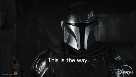 Mandalorian This is the way gif