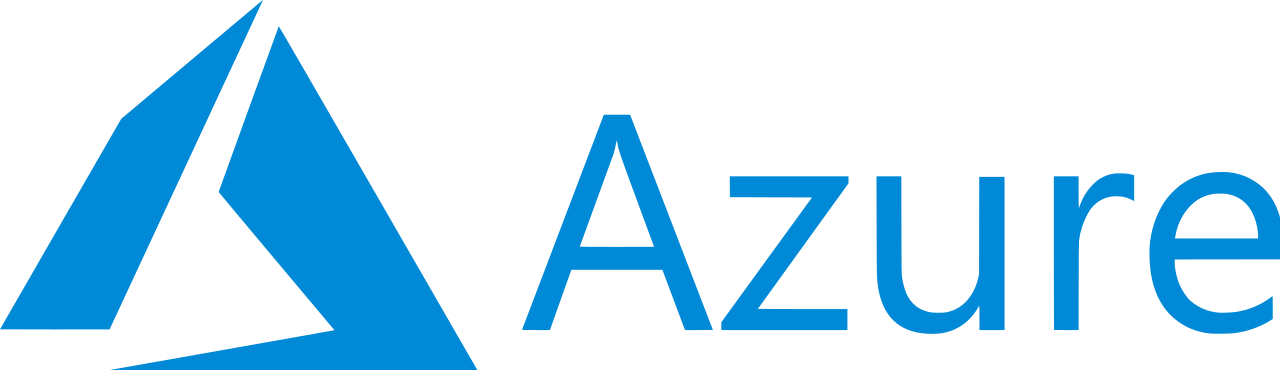A microsoft azure logo on a transparent background
