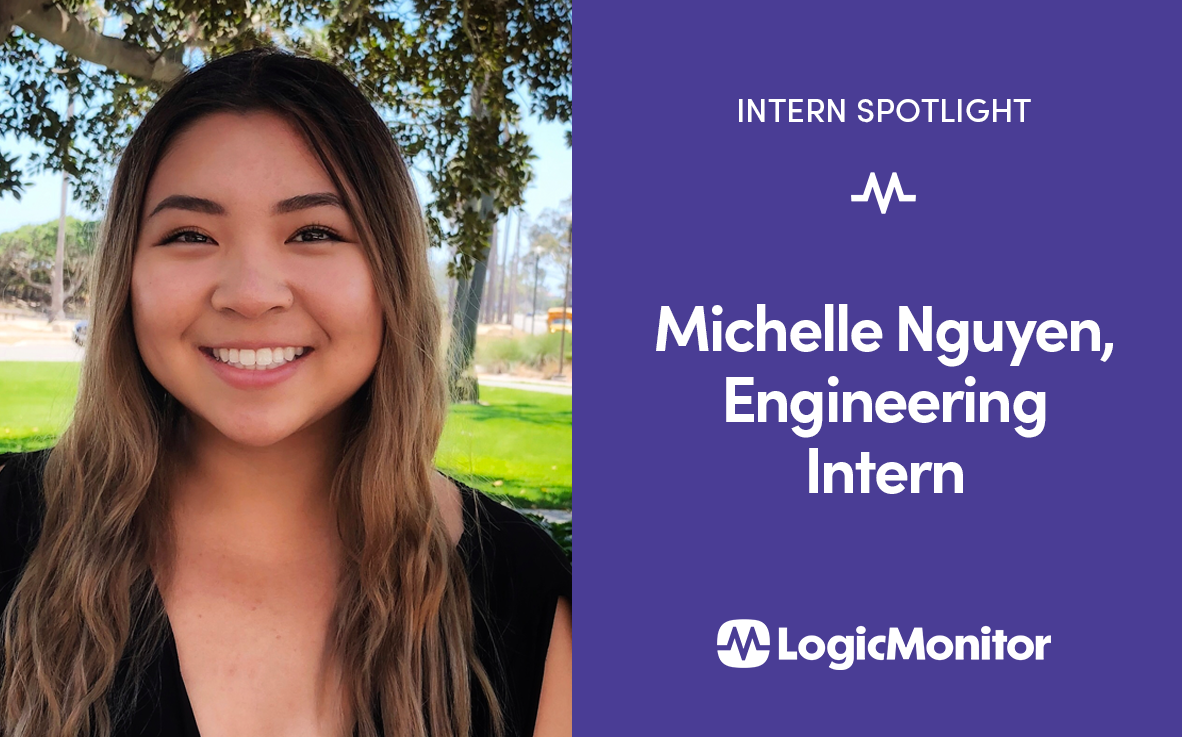 Michelle Nguyen an engineering intern at LogicMonitor