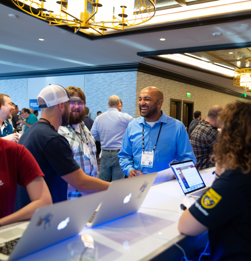 Level Up 2019 mission control booth