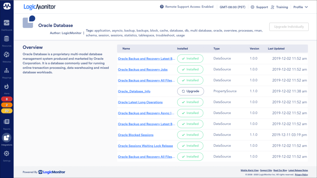 DataSource package for Oracle