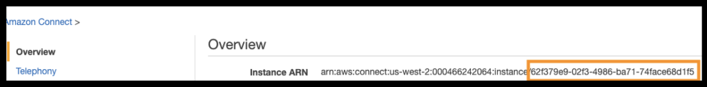 Amazon Connect ARN
