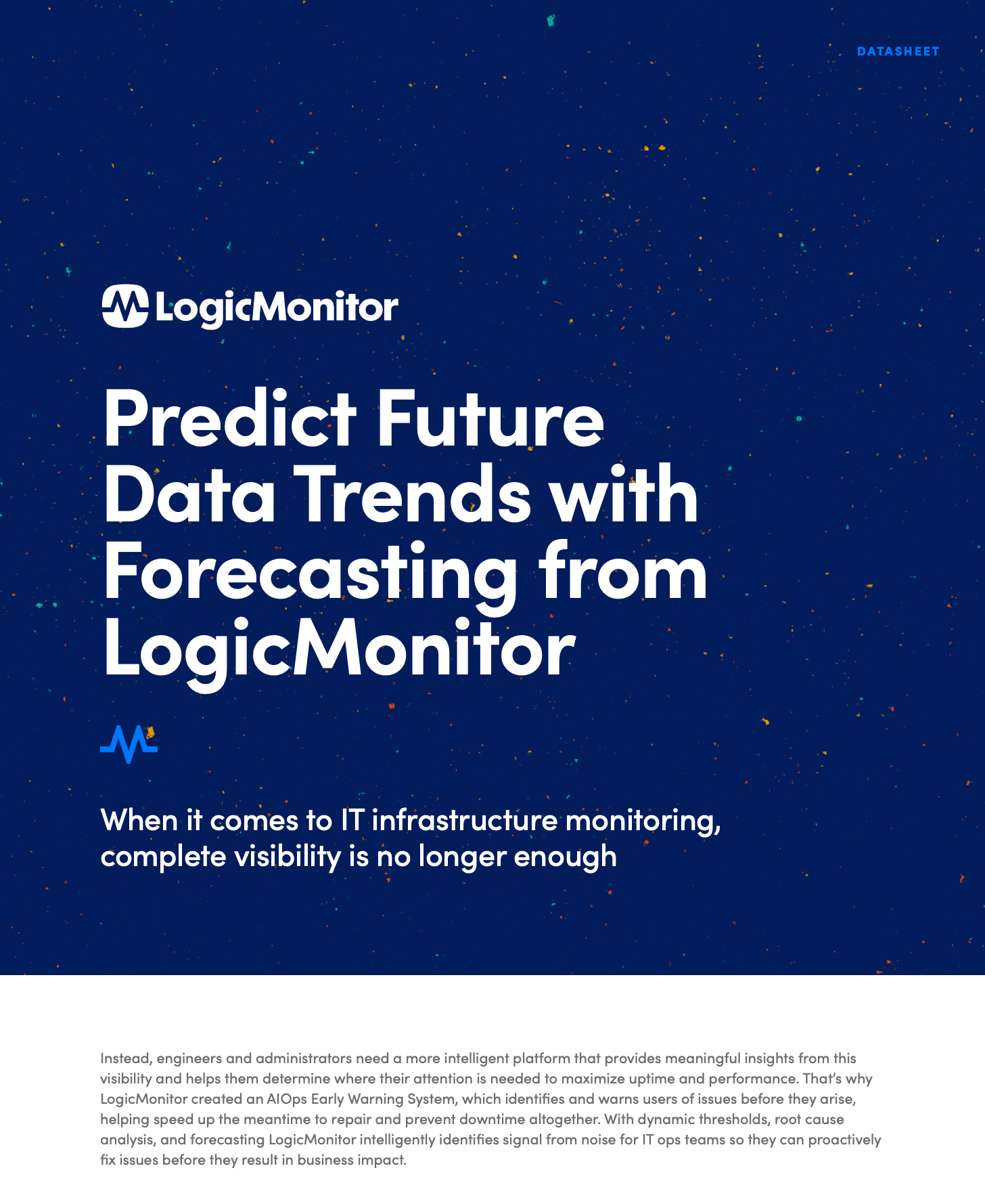 Predict Future Data Trends With Forecasting From Logicmonitor Predict Future Data Trends With Forecasting From Logicmonitor