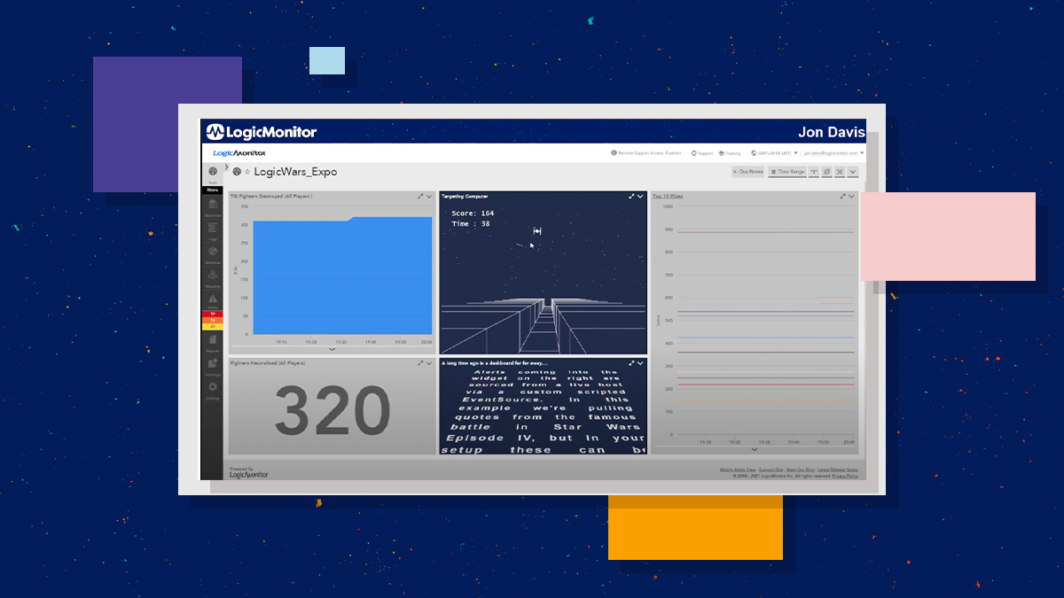 あなたを刺激するXNUMXつのユニークなLogicMonitorダッシュボード