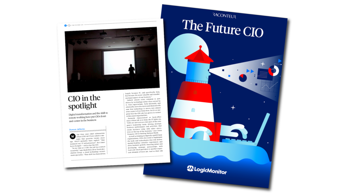 The Future CIO Raconteur Report Magazine Cover