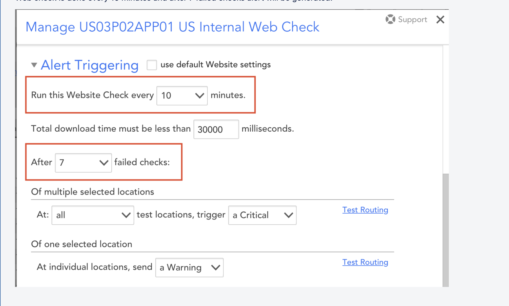 Website Alerts | LogicMonitor