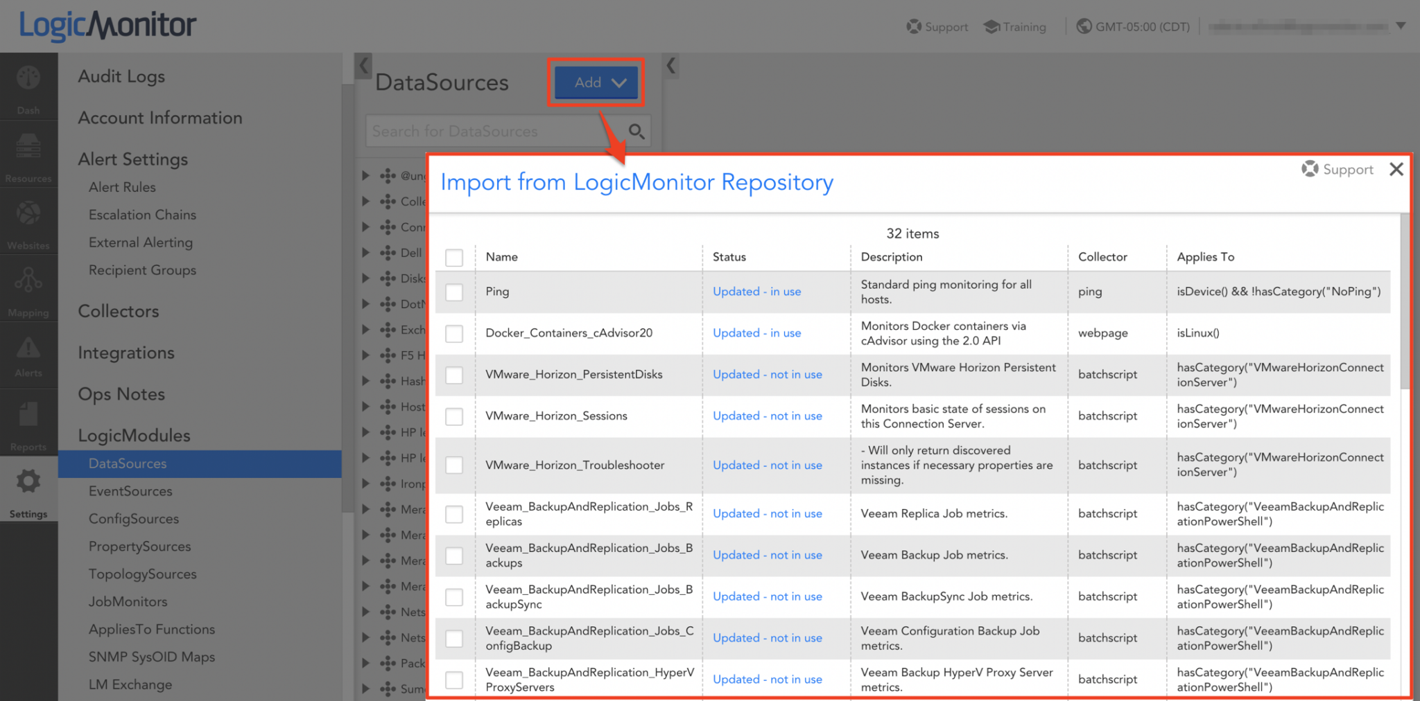 LogicModule Updates LogicMonitor
