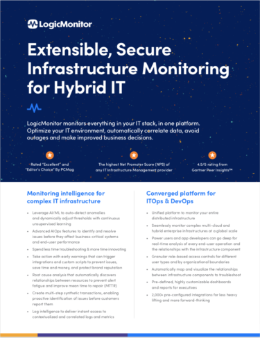 Extensible, Secure Infrastructure Monitoring for Hybrid IT front page