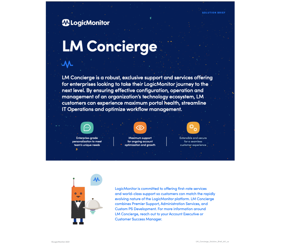 LM Concierge front page