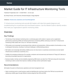 Gartner® Market Guide for IT Infrastructure Monitoring Tools LogicMonitor
