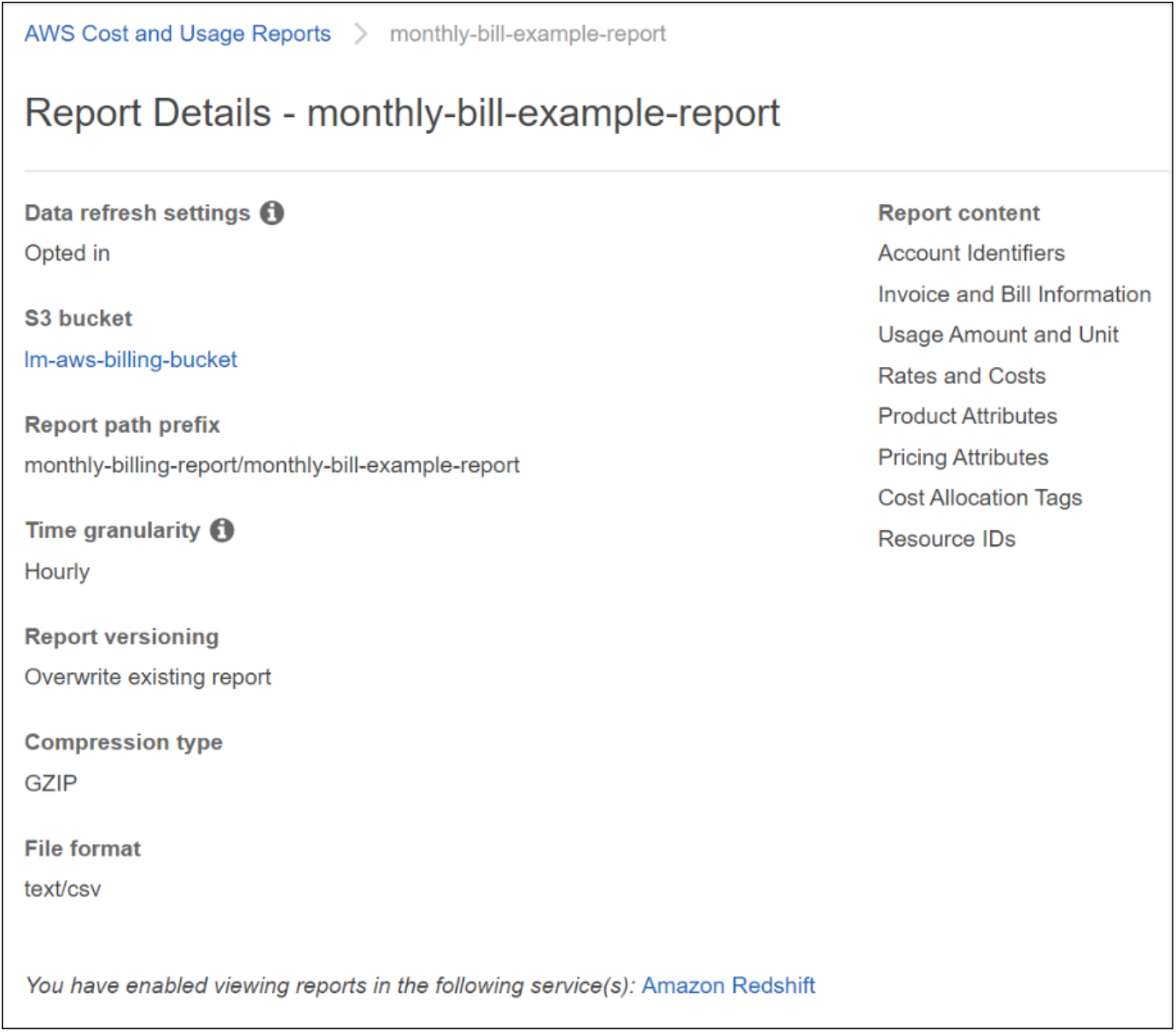 AWS Billing Monitoring Cost & Usage Report LogicMonitor