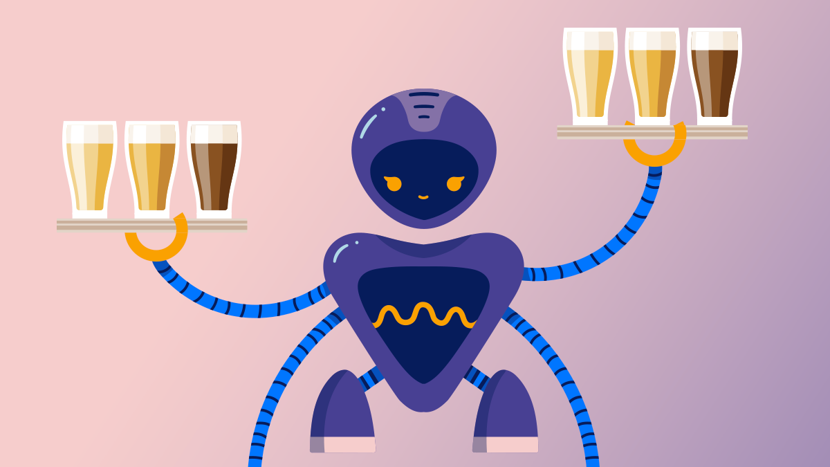 brewery event robot