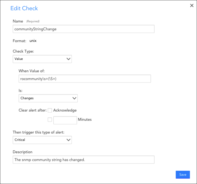 Config Checks LogicMonitor