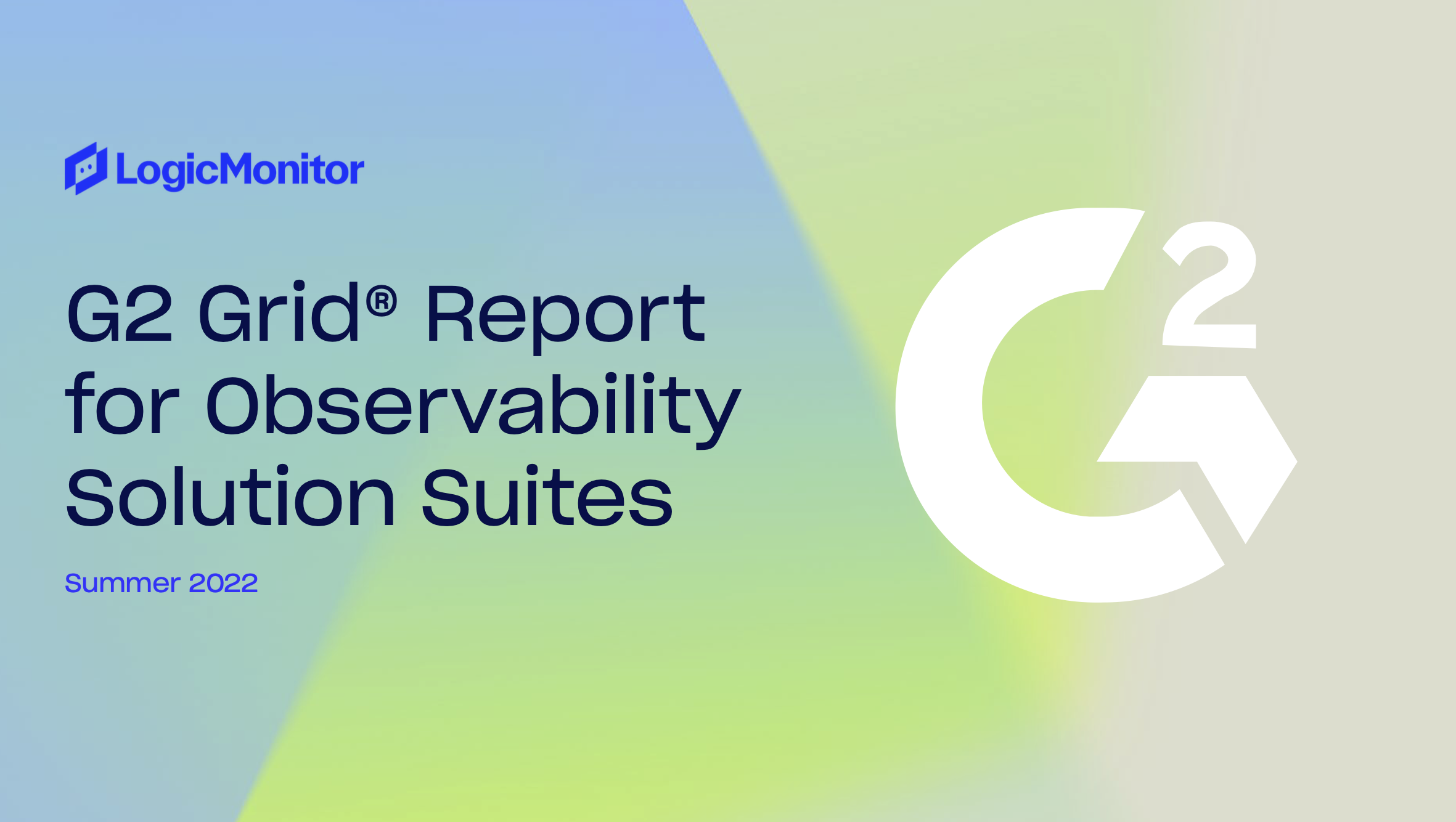 2022 G2 Observability Solution Suite Report cover