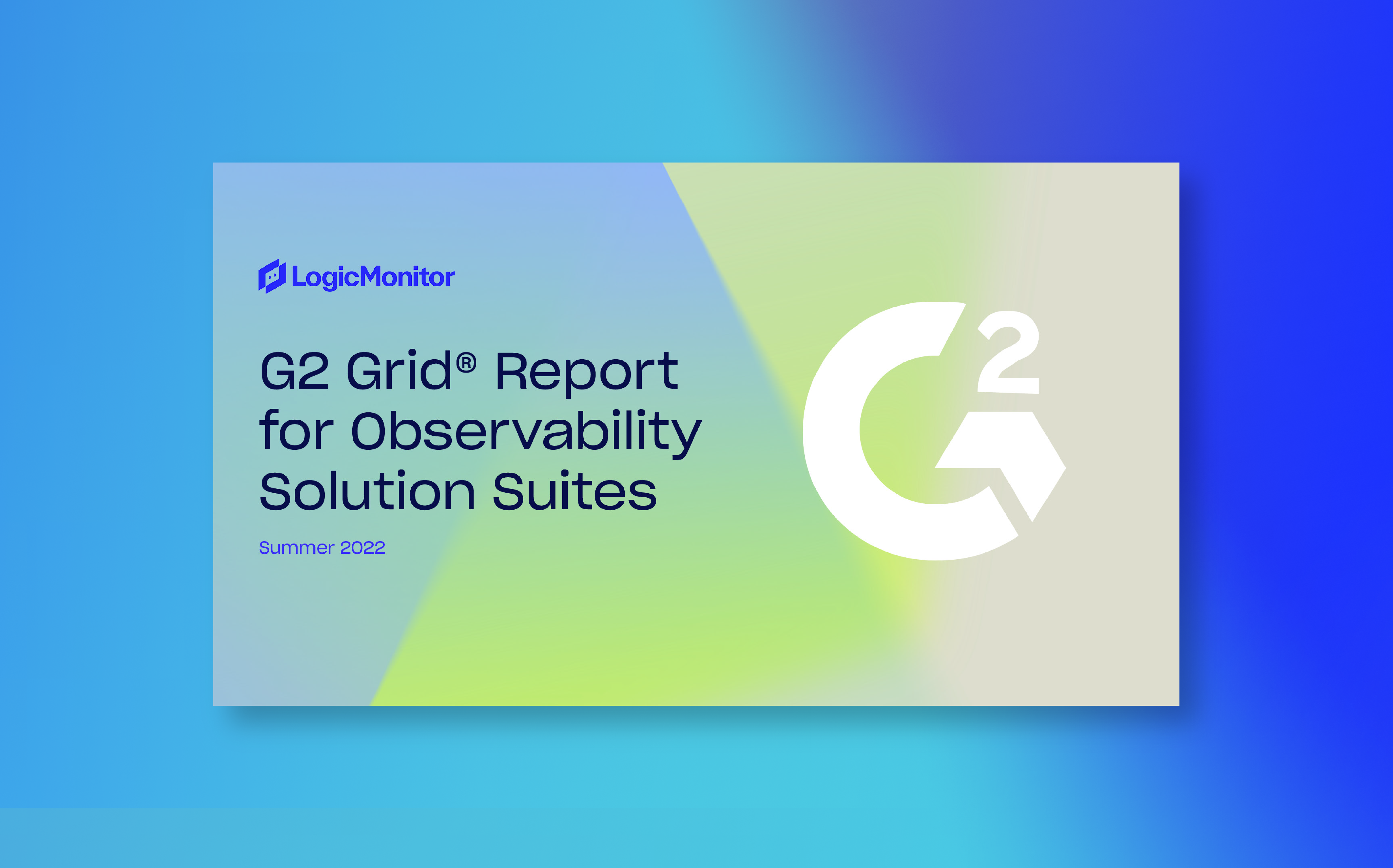 2022 G2 Observability Solution Suite Report cover