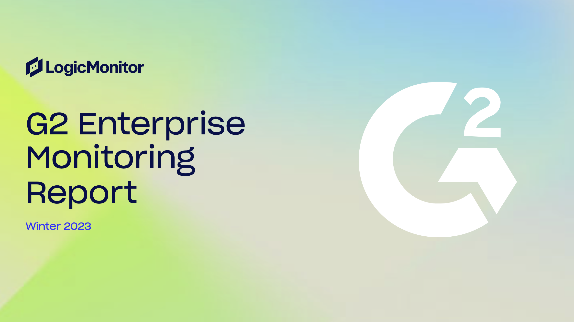 G2 2023 Enterprise Monitoring report cover