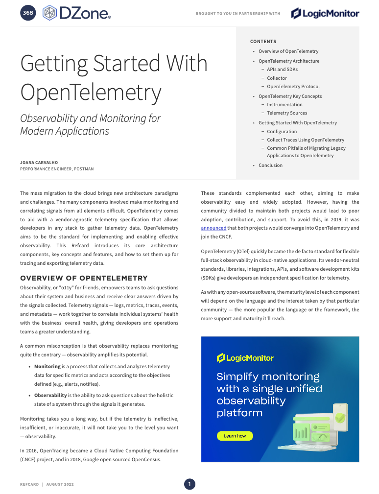 Getting Started With OpenTelemetry