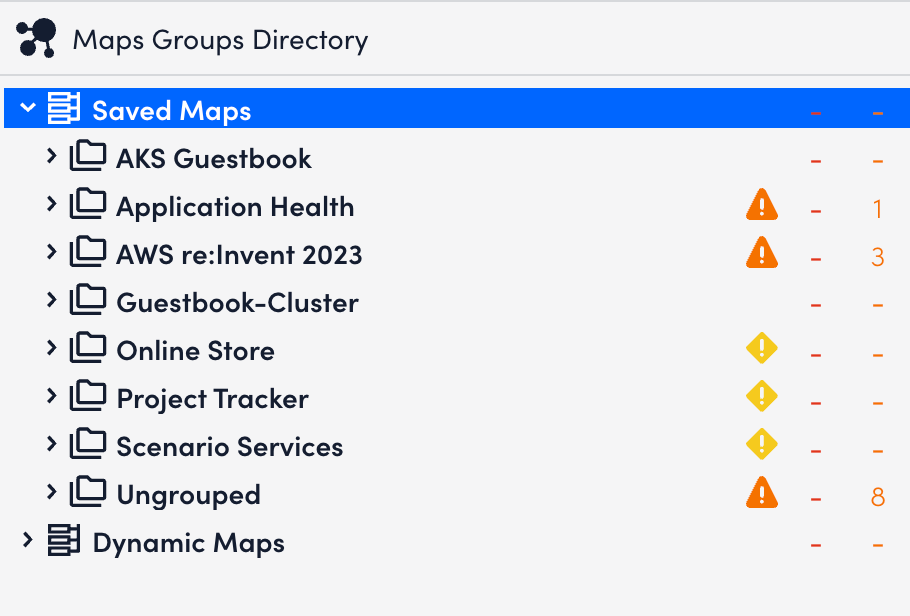 Map groups directory option