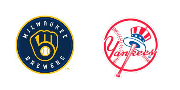 brewers and yankees logos