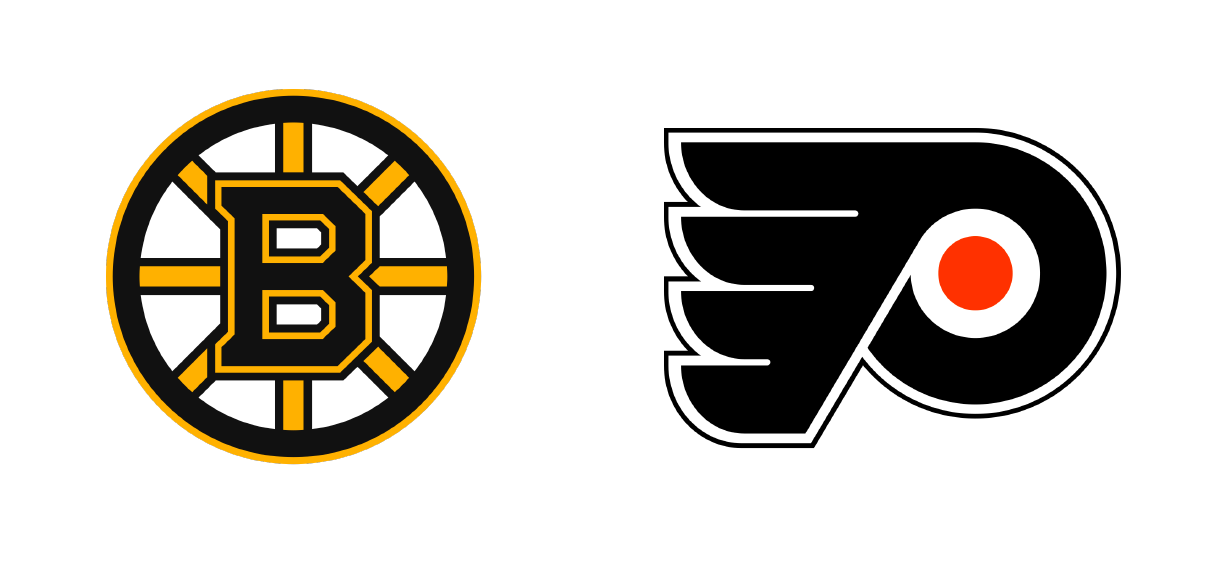 bruins and flyers logos