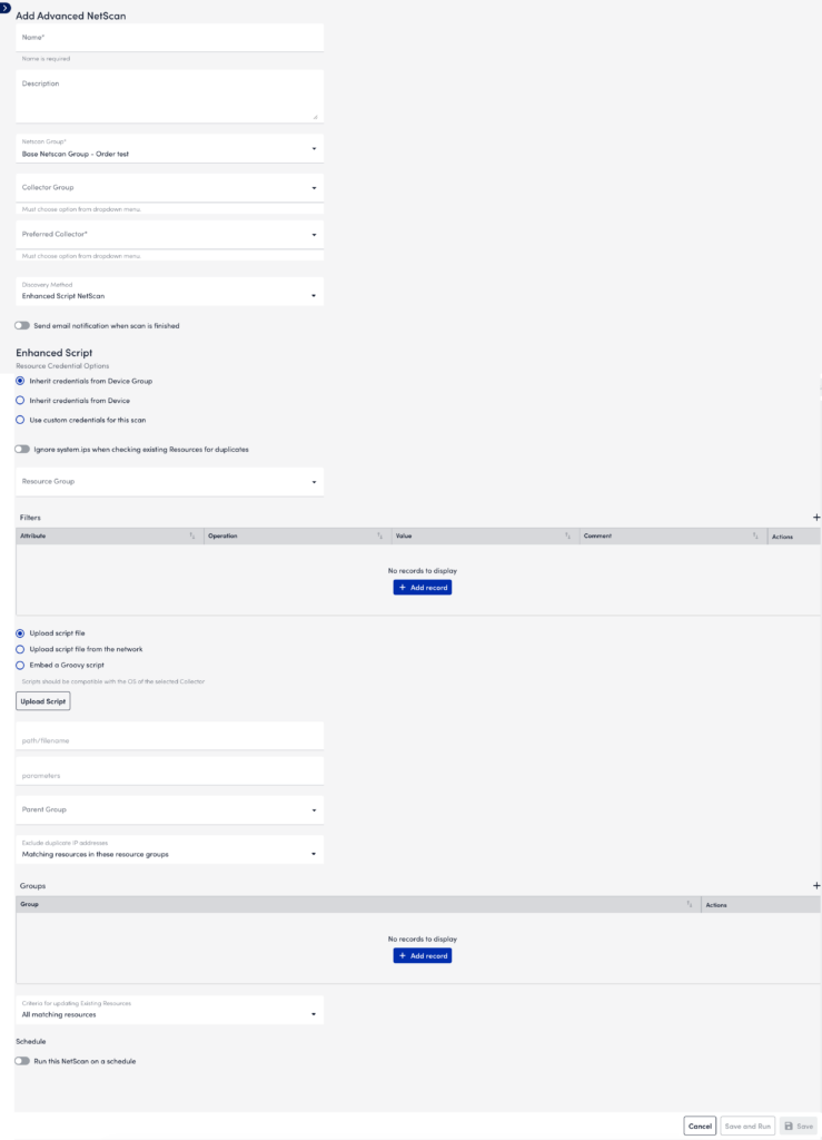 Enhanced Script NetScan | LogicMonitor