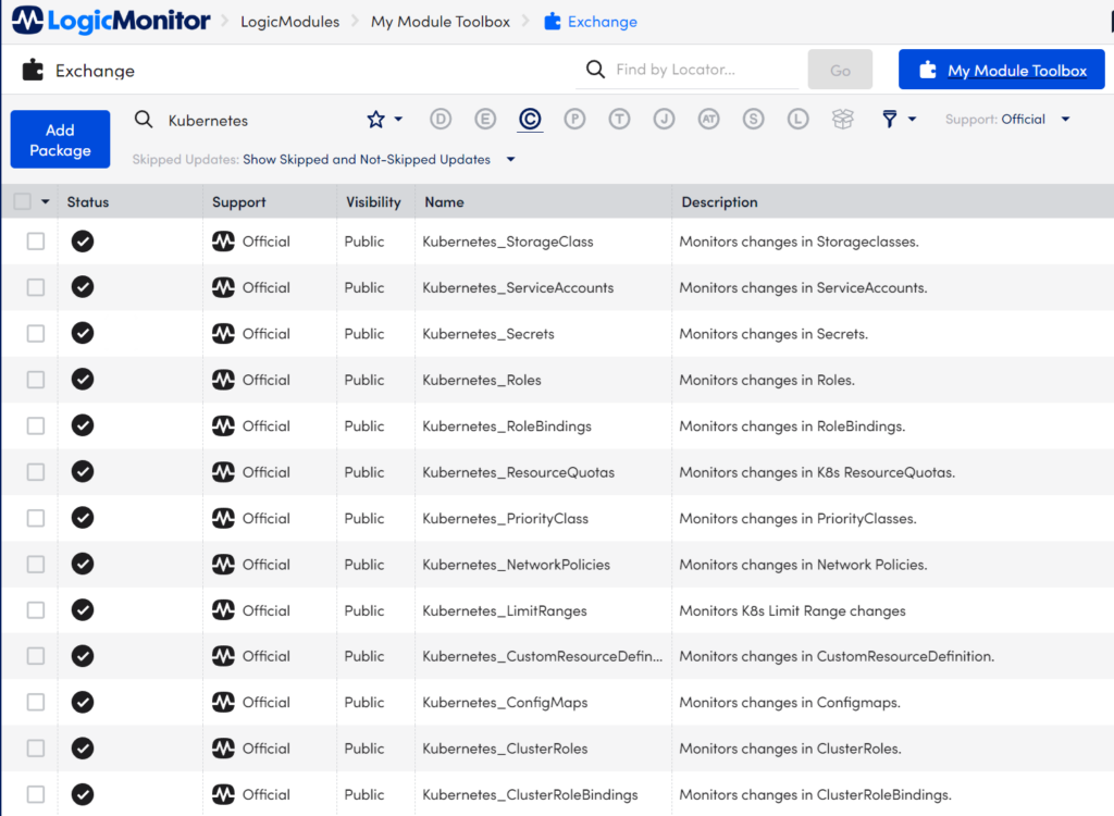 Snapshot of a growing list of LM Configuration Sources