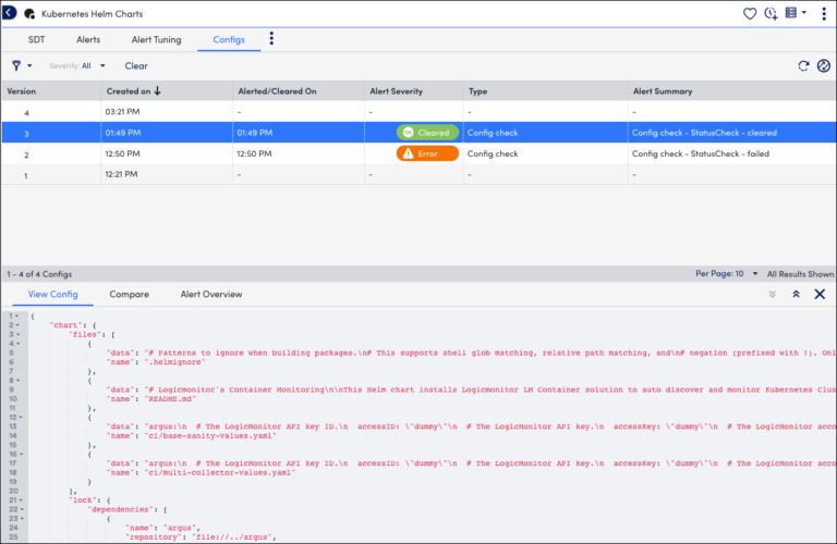 Monitoring Helm Charts Releases LogicMonitor