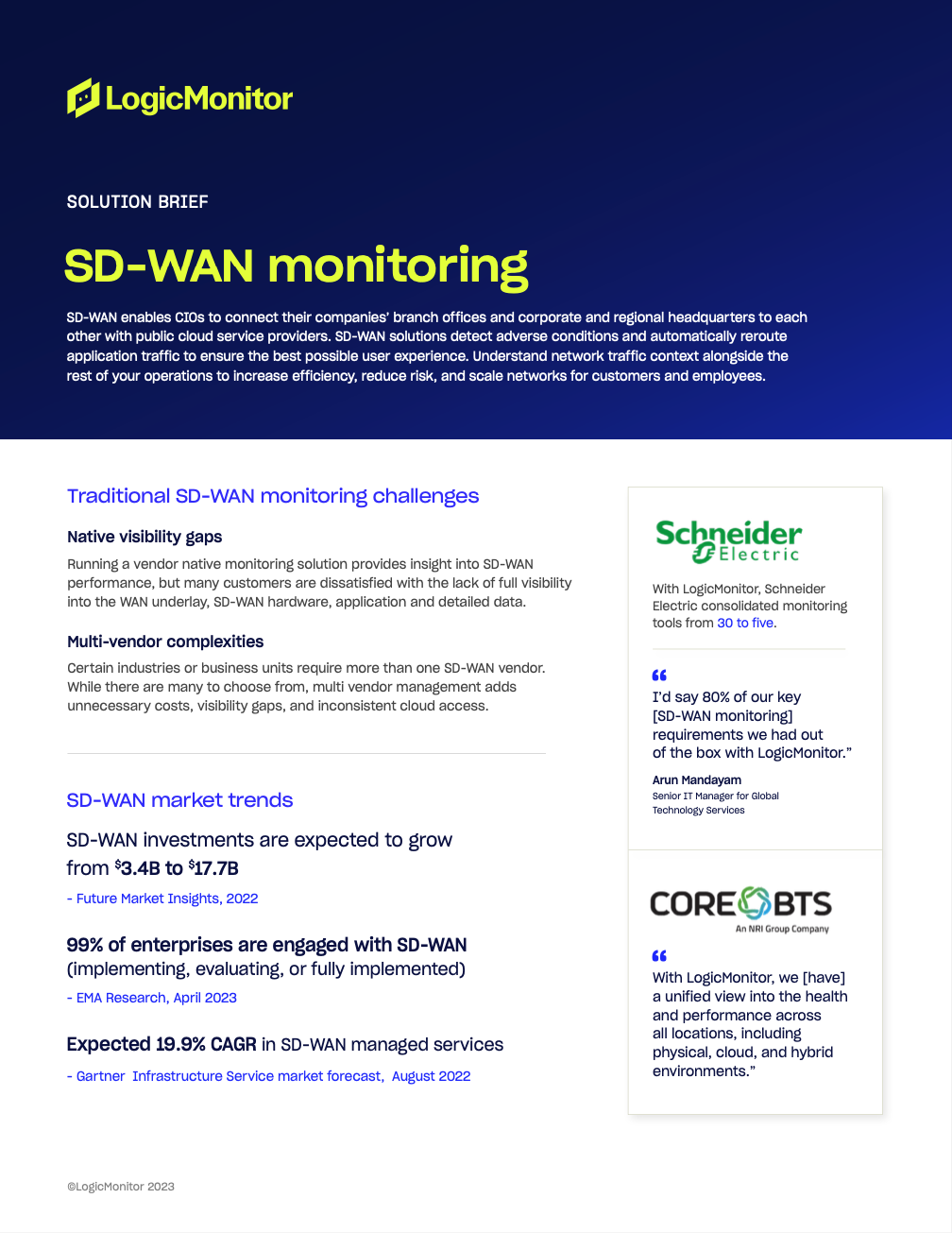 SD-WAN ソリューションの概要表紙