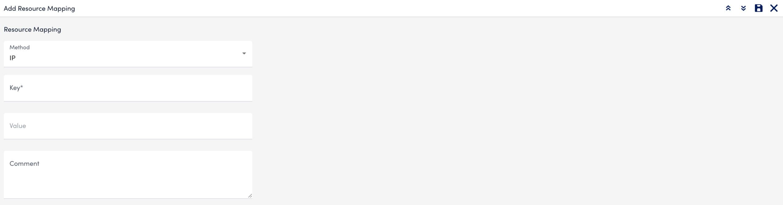 Add Resource Mapping section