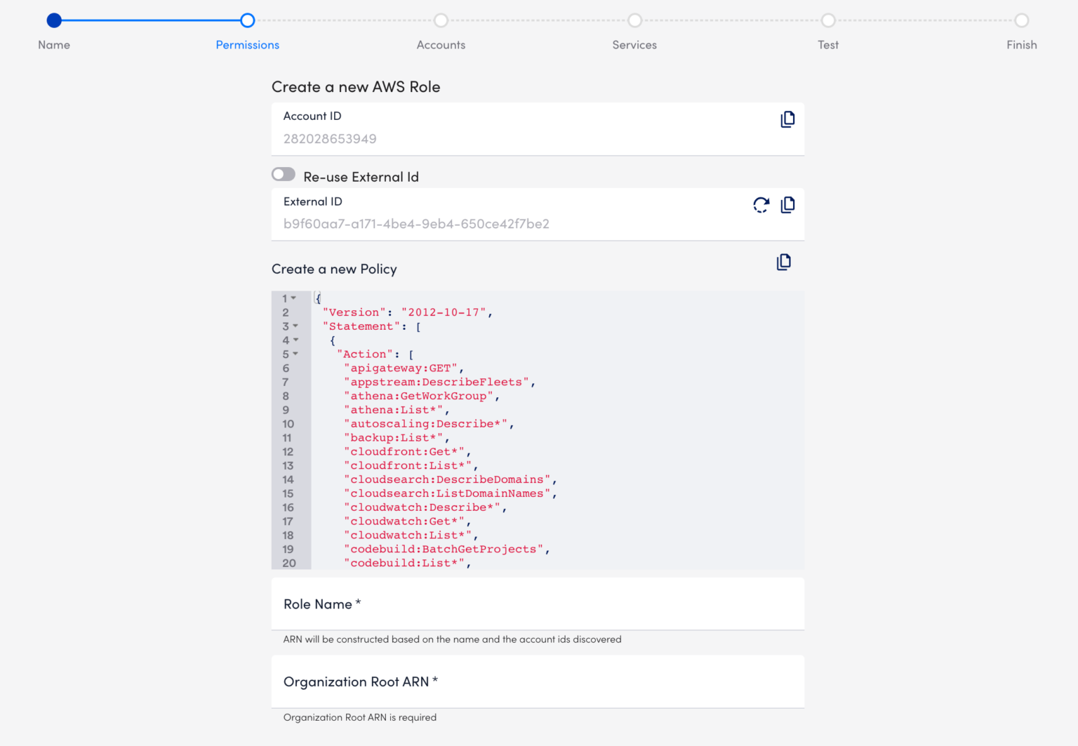 AWS Organizational Unit Monitoring Setup LogicMonitor
