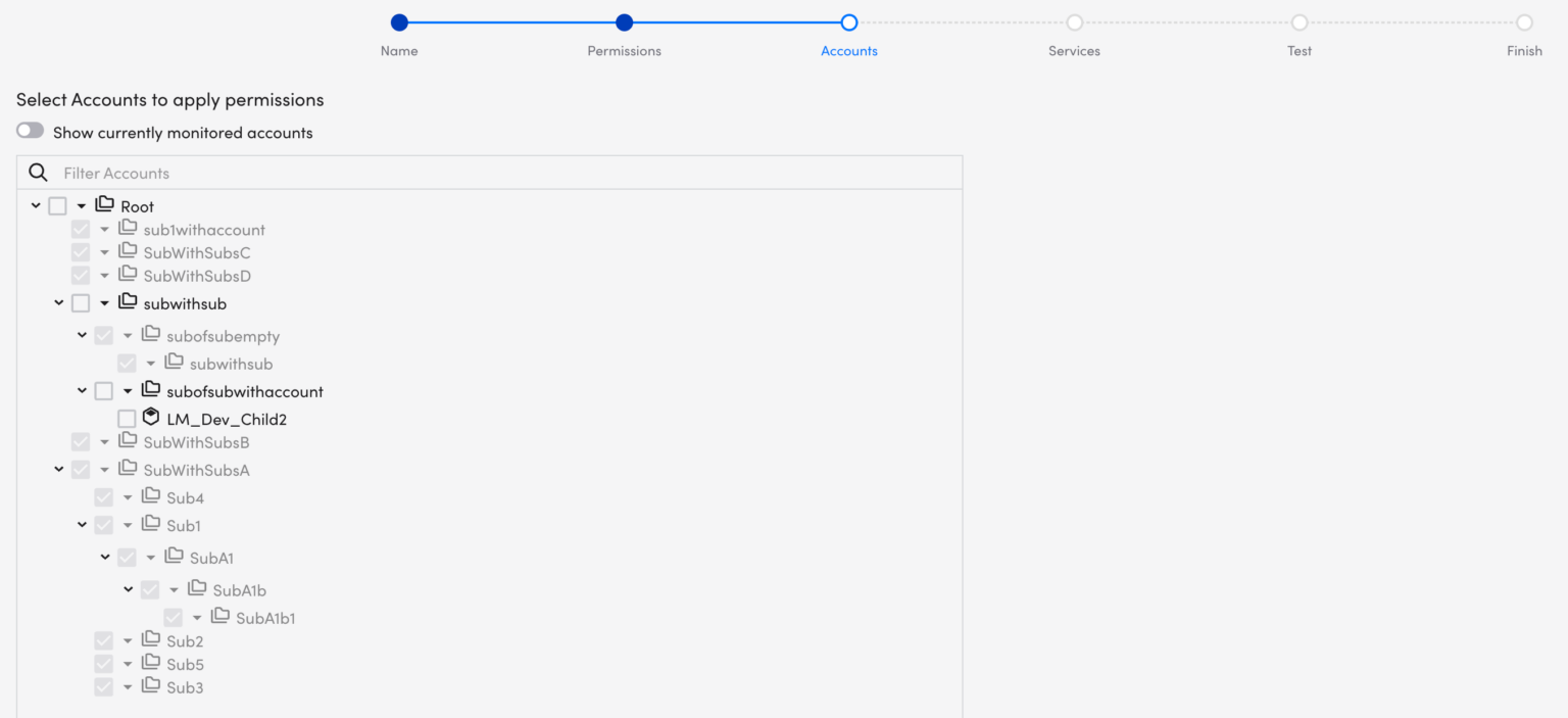 AWS Organizational Unit Monitoring Setup LogicMonitor