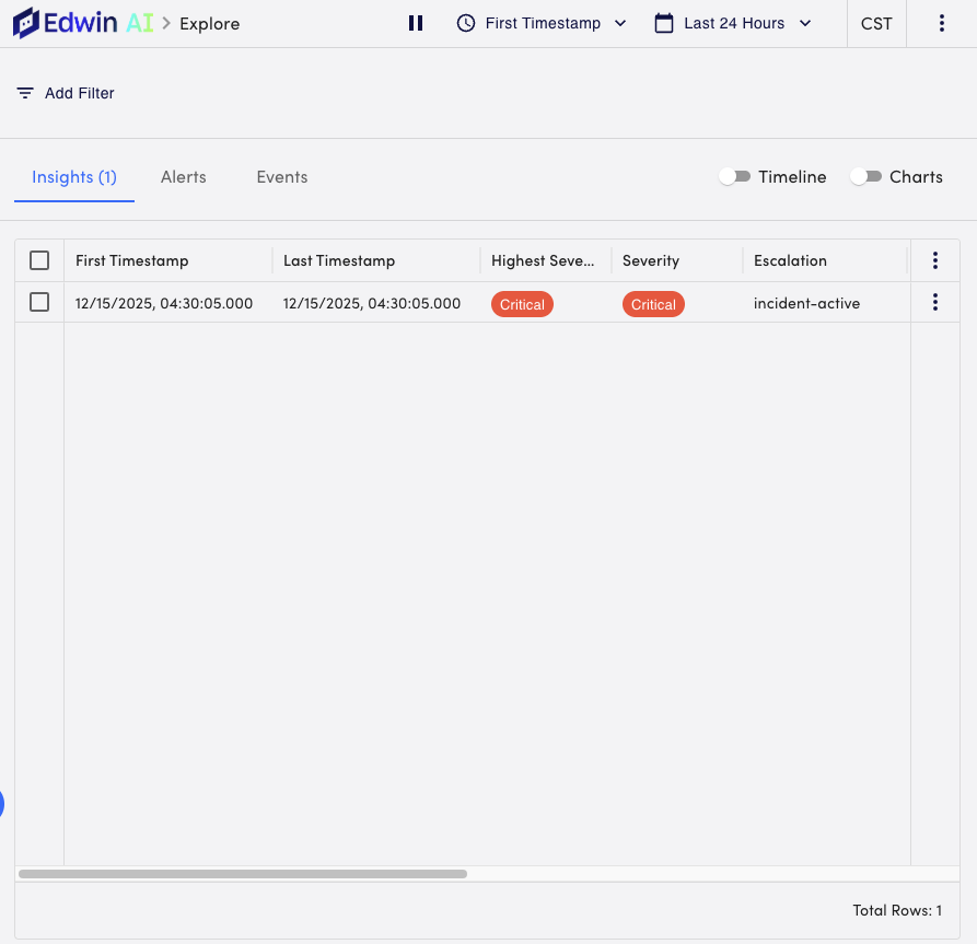 Edwin AI Explore Page