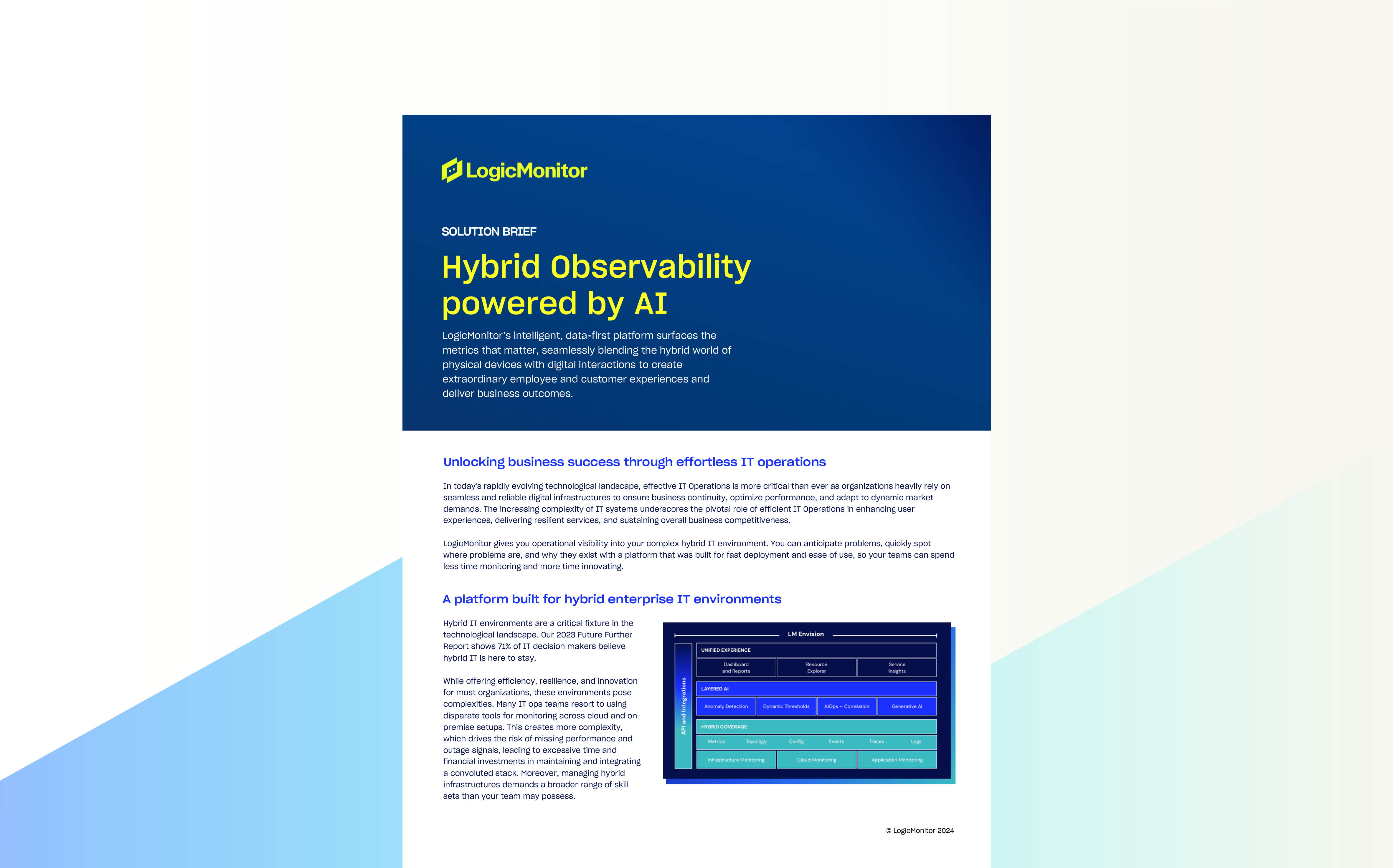 Hybrid Observability powered by AI