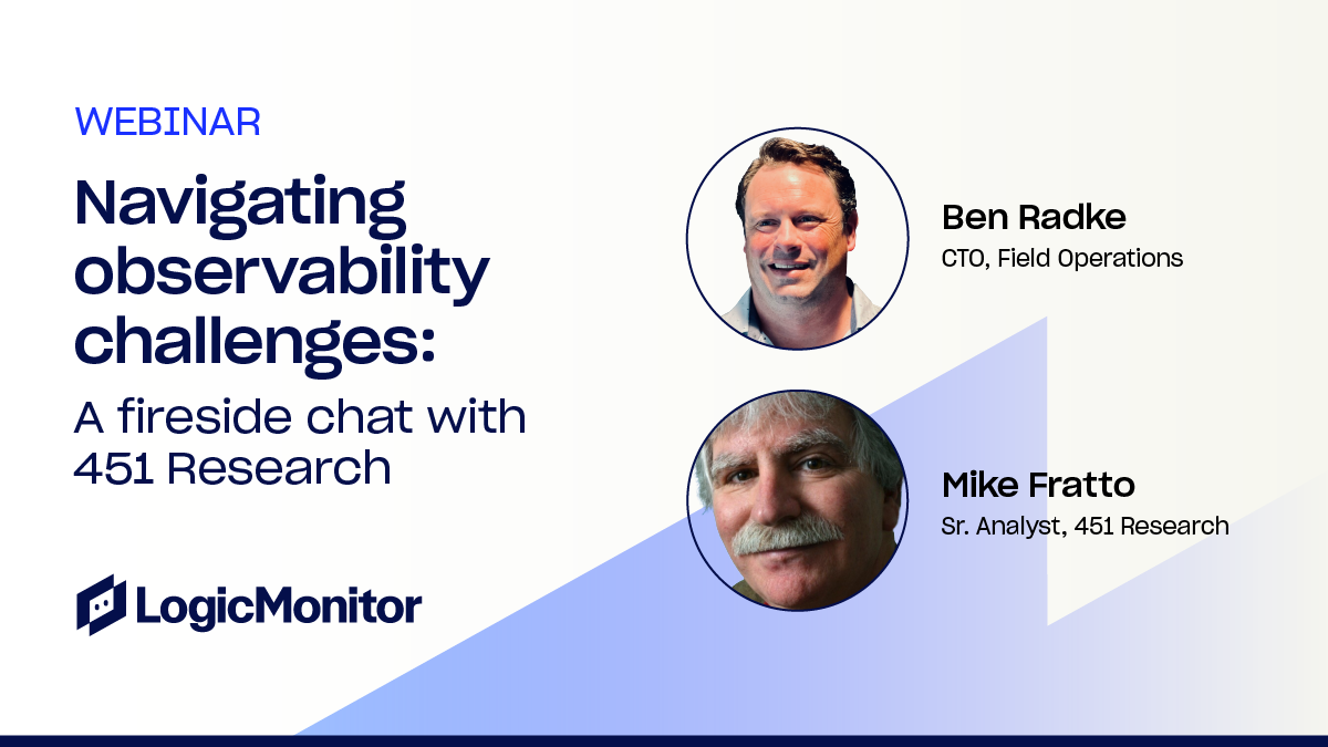 On-demand webinar: Navigating observability challenges: A fireside chat with 451 Research