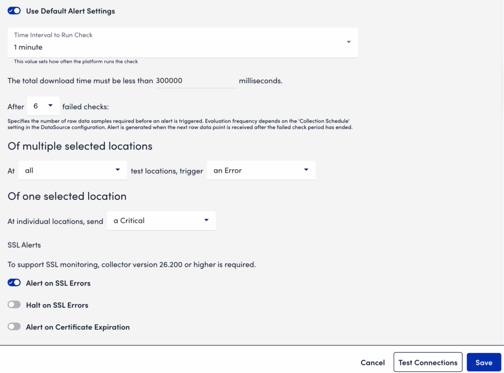 Internal Web Checks using LM Uptime | LogicMonitor