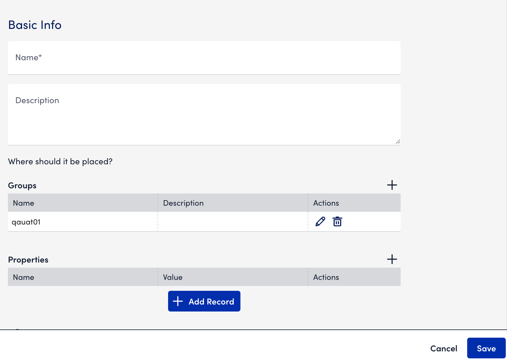 Basic tab internal ping check page